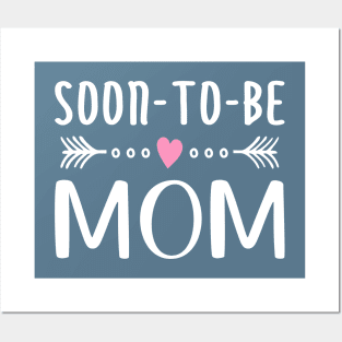 Soon To Be Mom Mother's Day Calligraphy Quote Posters and Art